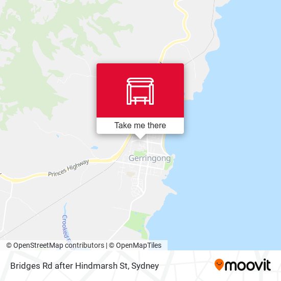 Bridges Rd after Hindmarsh St map