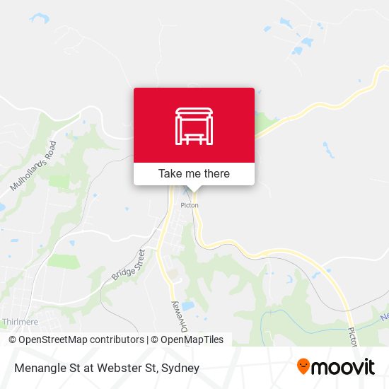 Menangle St at Webster St map
