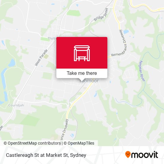 Castlereagh St at Market St map
