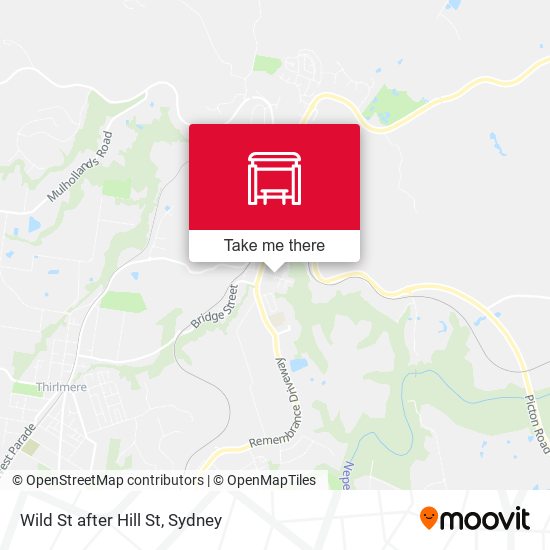 Wild St after Hill St map