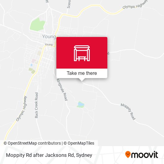 Moppity Rd after Jacksons Rd map