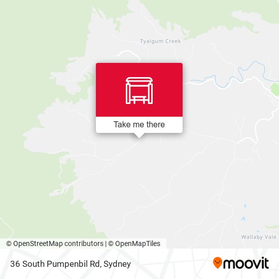 36 South Pumpenbil Rd map