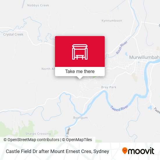 Castle Field Dr after Mount Ernest Cres map
