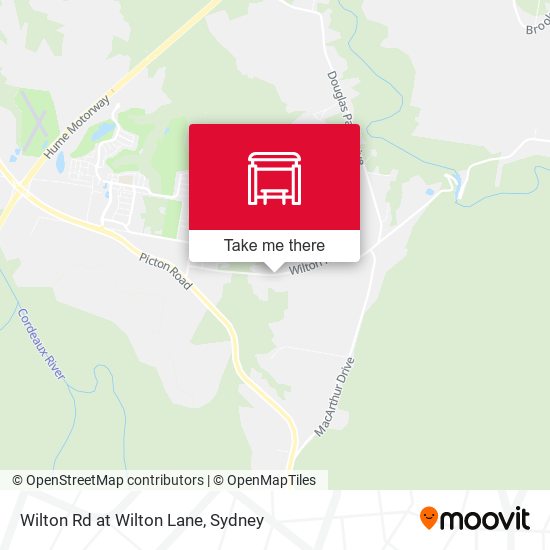 Wilton Rd at Wilton Lane map
