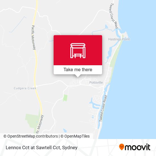 Lennox Cct at Sawtell Cct map