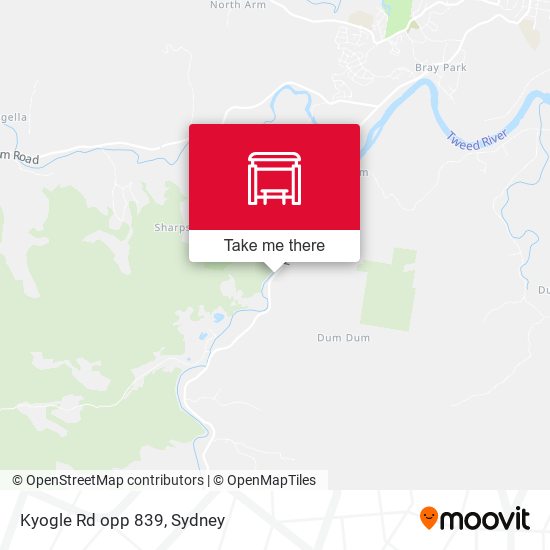 Kyogle Rd opp 839 map