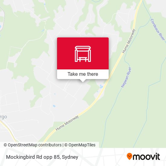 Mockingbird Rd opp 85 map