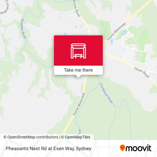 Pheasants Nest Rd at Esen Way map