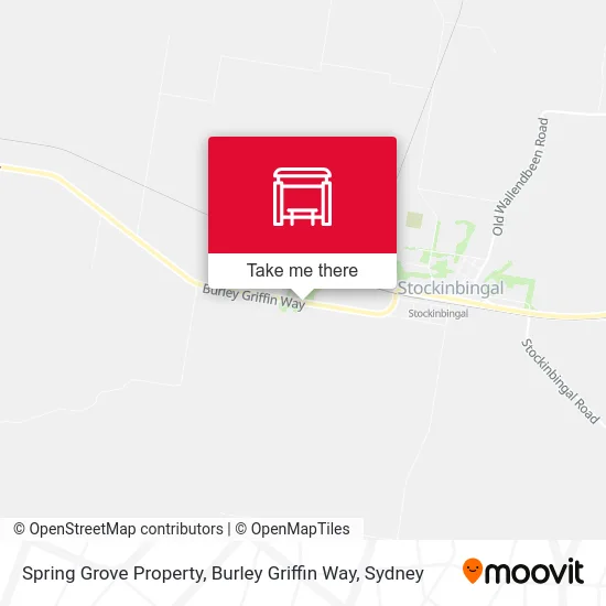 Mapa Spring Grove Property, Burley Griffin Way