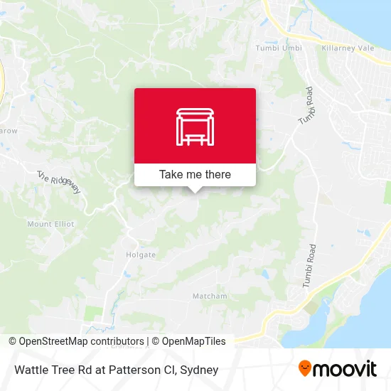 Mapa Wattle Tree Rd at Patterson Cl