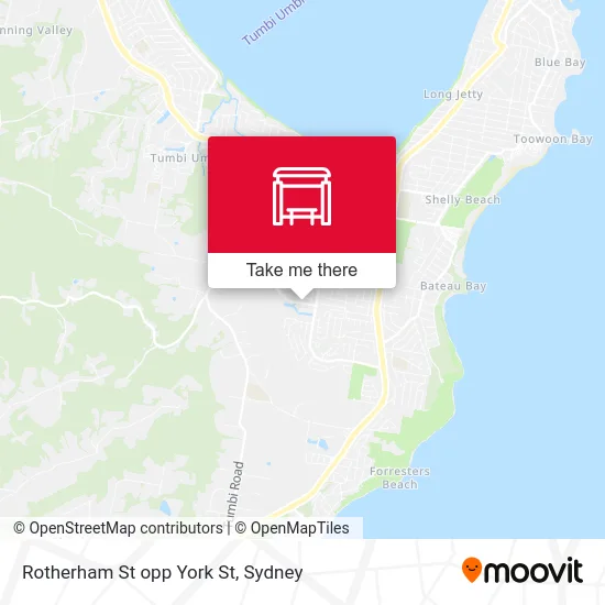 Mapa Rotherham St opp York St