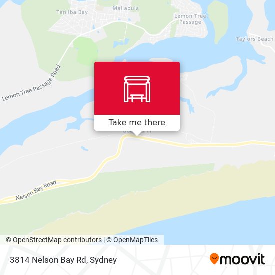 3814 Nelson Bay Rd map