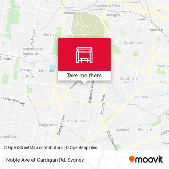 Noble Ave at Cardigan Rd map
