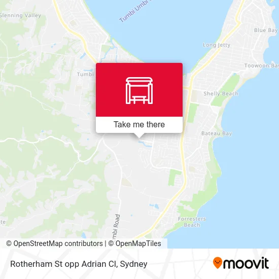 Mapa Rotherham St opp Adrian Cl