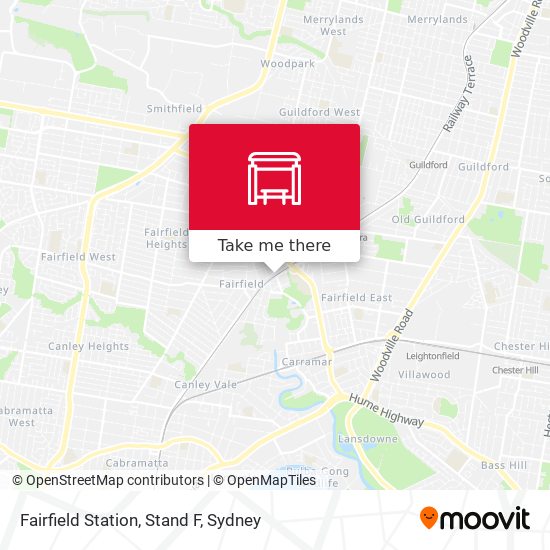 How to get to Fairfield Station, Stand F in Fairfield (NSW) by Bus or ...