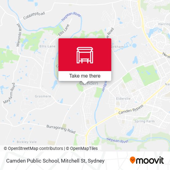 Camden Public School, Mitchell St map