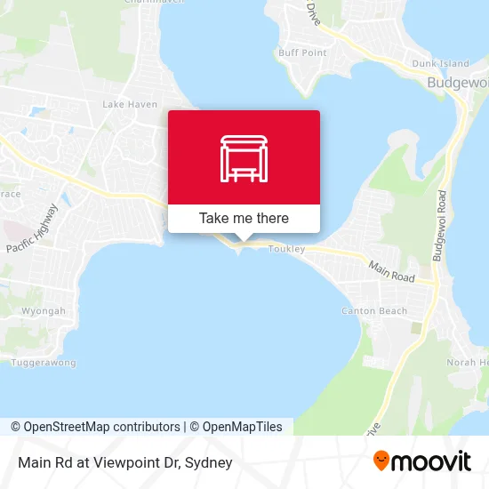 Mapa Main Rd at Viewpoint Dr