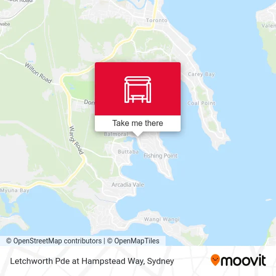 Mapa Letchworth Pde at Hampstead Way