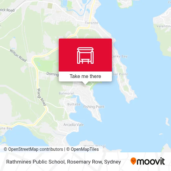 Mapa Rathmines Public School, Rosemary Row