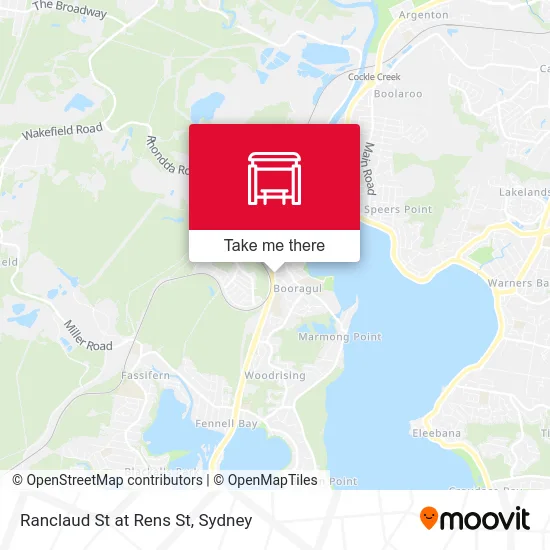 Mapa Ranclaud St at Rens St