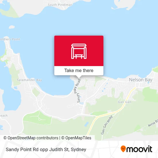 Mapa Sandy Point Rd opp Judith St