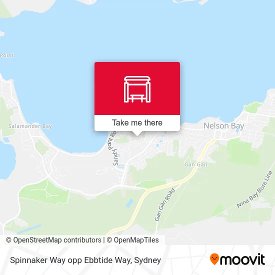 Mapa Spinnaker Way opp Ebbtide Way