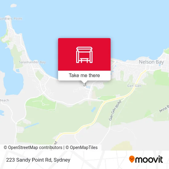 Mapa 223 Sandy Point Rd