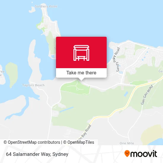 Mapa 64 Salamander Way