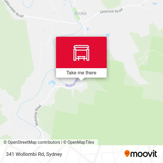 Mapa 341 Wollombi Rd