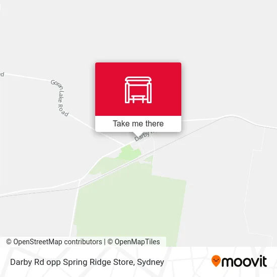 Mapa Darby Rd opp Spring Ridge Store