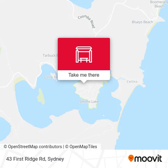 Mapa 43 First Ridge Rd