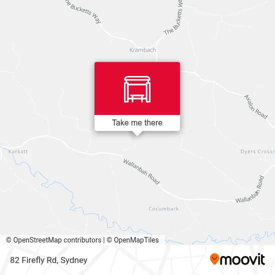 Mapa 82 Firefly Rd
