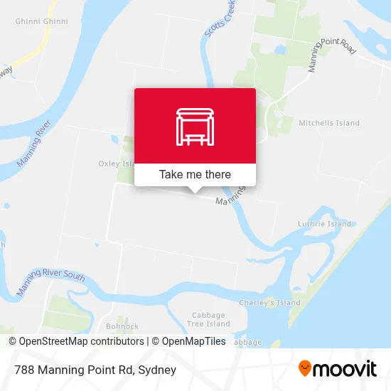Mapa 788 Manning Point Rd