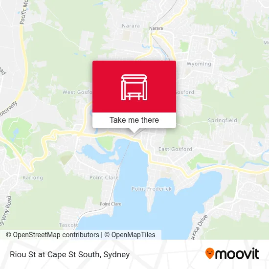 Mapa Riou St at Cape St South