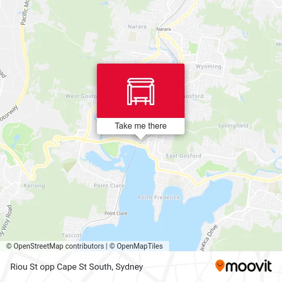 Mapa Riou St opp Cape St South