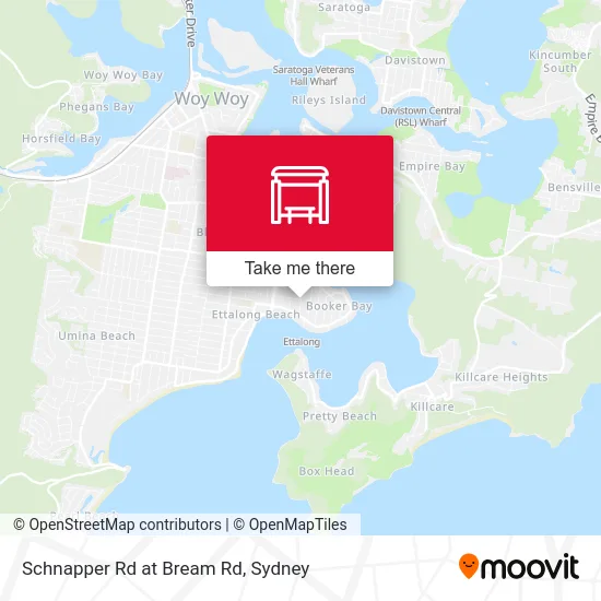 Mapa Schnapper Rd at Bream Rd