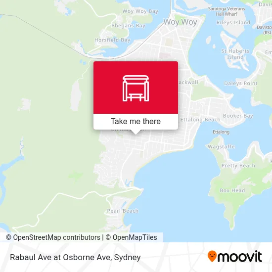 Mapa Rabaul Ave at Osborne Ave