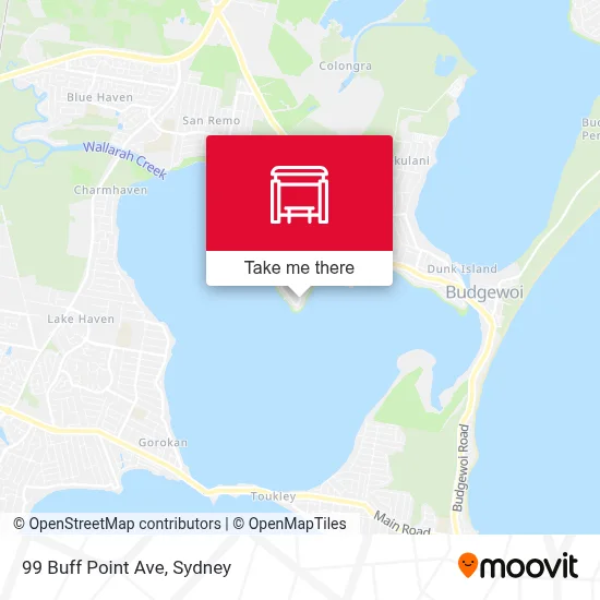 Mapa 99 Buff Point Ave