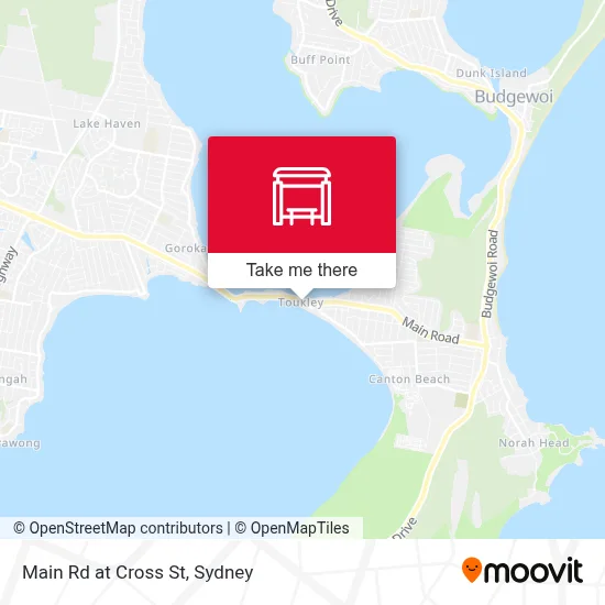 Mapa Main Rd at Cross St