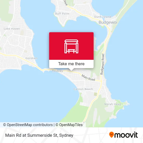 Mapa Main Rd at Summerside St