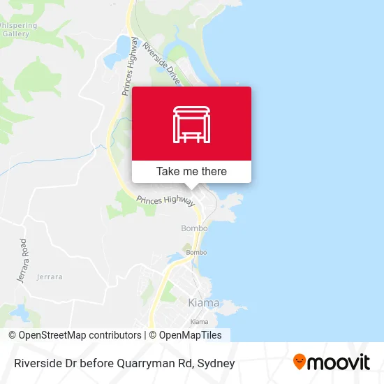 Riverside Dr before Quarryman Rd map