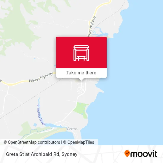 Mapa Greta St at Archibald Rd