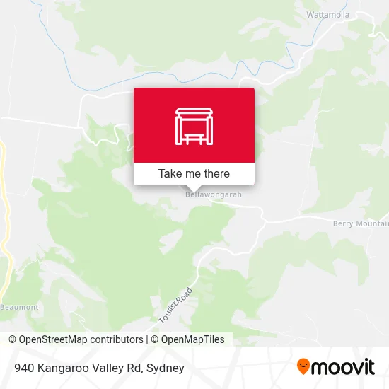 Mapa 940 Kangaroo Valley Rd