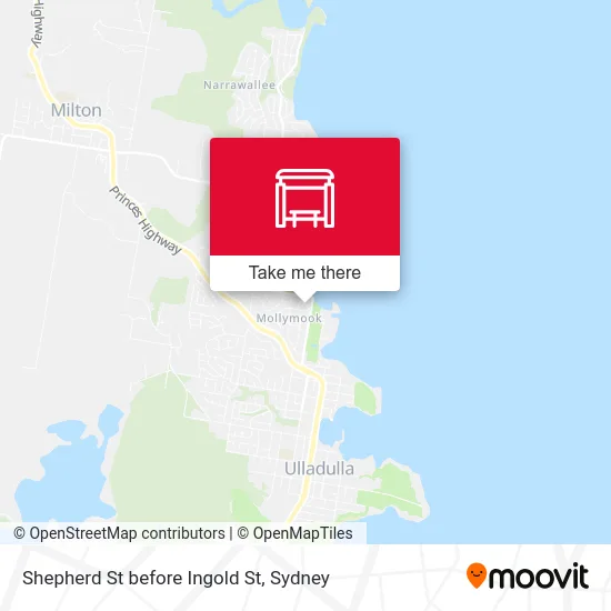 Mapa Shepherd St before Ingold St