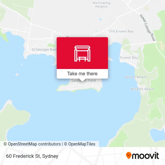 Mapa 60 Frederick St