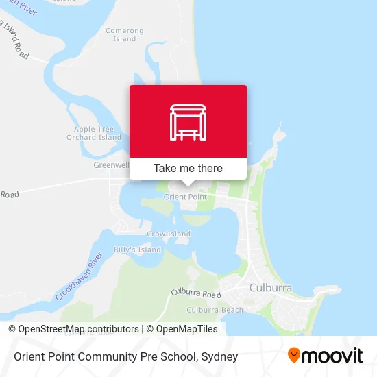 Mapa Orient Point Community Pre School