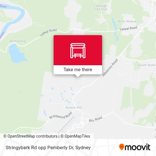 Mapa Stringybark Rd opp Pemberly Dr
