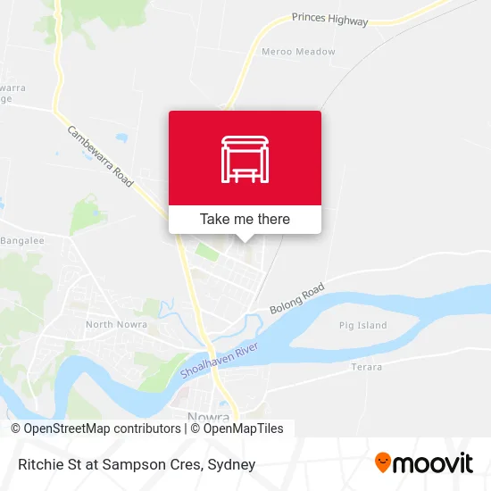 Mapa Ritchie St at Sampson Cres