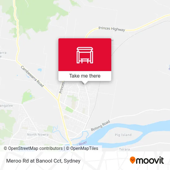 Mapa Meroo Rd at Banool Cct