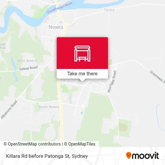 Mapa Killara Rd before Patonga St